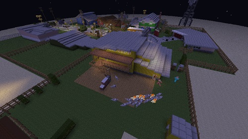 Nuke Town zombies part 1 call of duty pvp Minecraft server Island PVP and SkyBlock